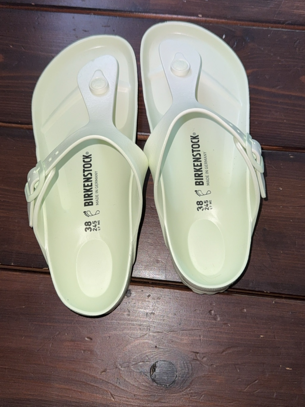 Birkenstock Gizeh Rubber Faded Lime Birkenstock Gizeh Rubber Faded Lime